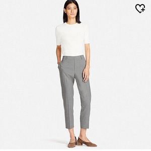Uniqlo Smart Style Black Ankle Length Pant Size 8